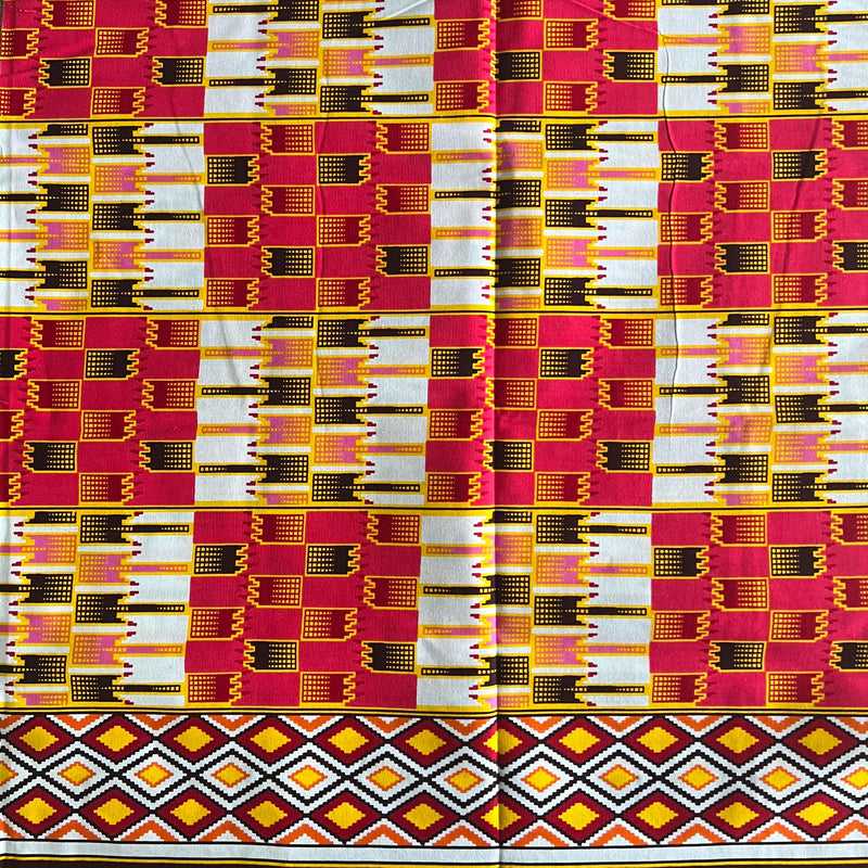 African Ankara Wax Print Cotton Fabric by the Yard for Dresses, Quilting, Headwraps & Home Decor