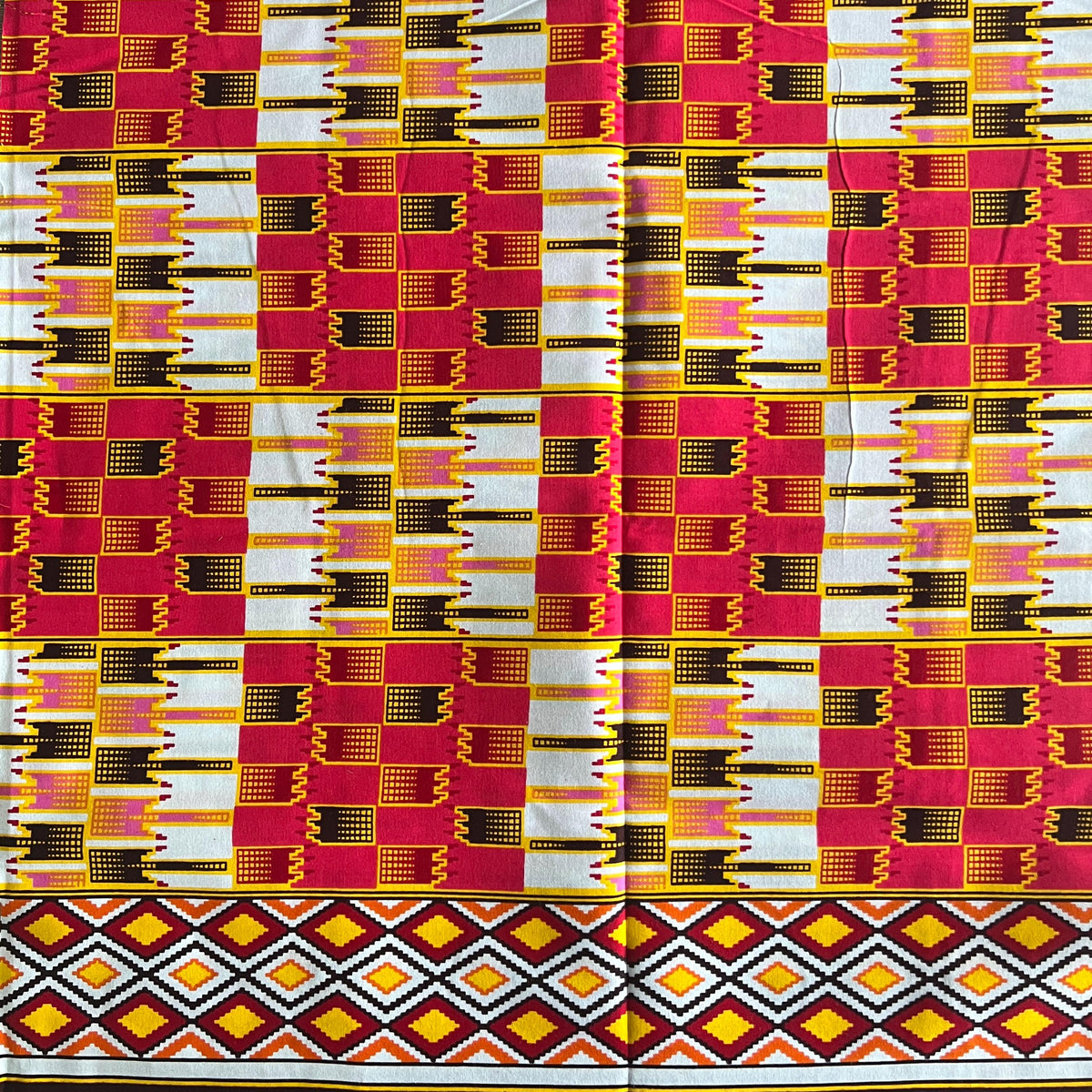 African Ankara Wax Print Cotton Fabric by the Yard for Dresses, Quilting, Headwraps & Home Decor