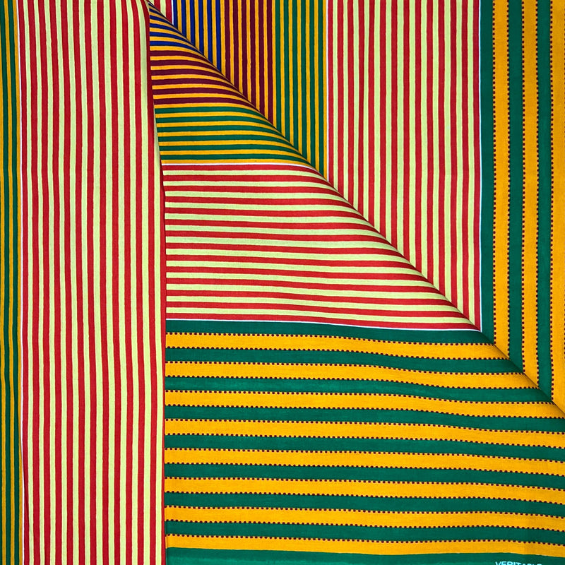 African Cotton Wax Print Fabric by Yard for Sewing, DIY & Quilting, 6 yards