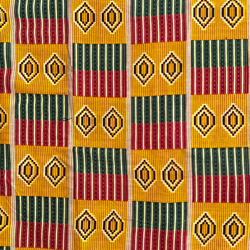 Ankara Cotton Fabric – African Wax Print for Sewing, Quilting, DIY Fashion & Home Decor, 6yds