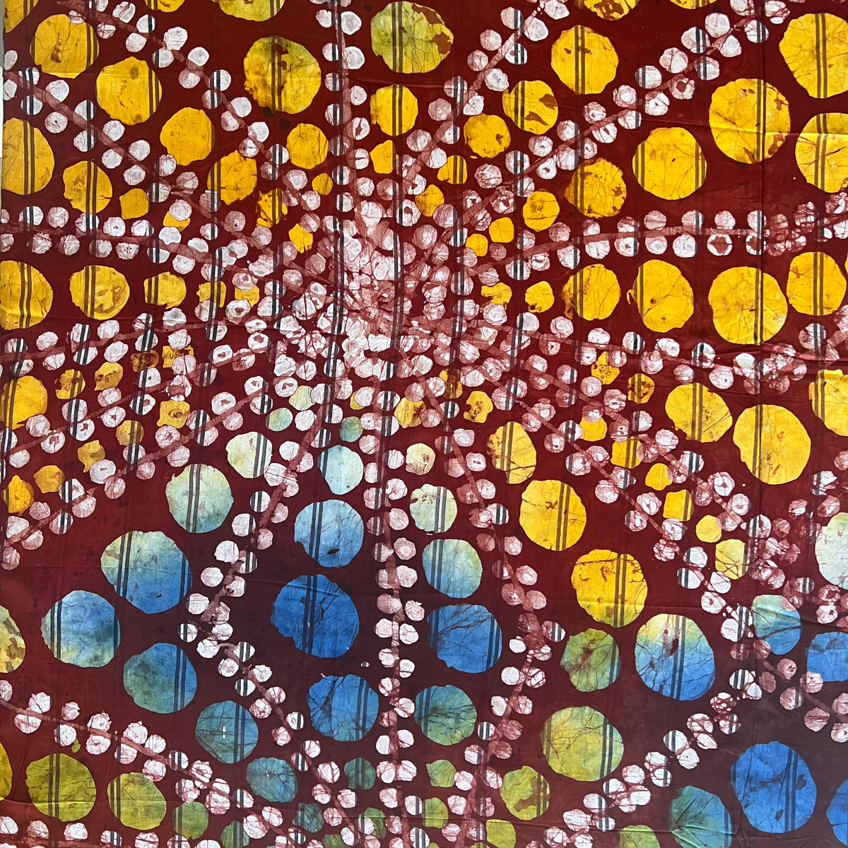 designer silk fabric by yard african batik cloth