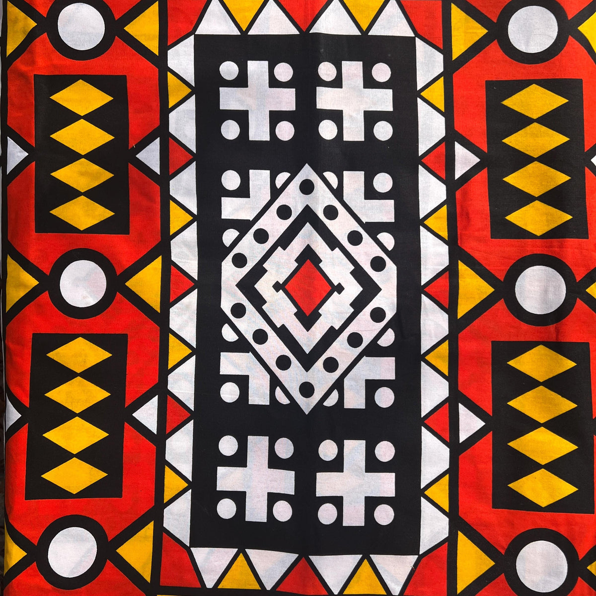 African Ankara Wax Print Cotton Fabric by the Yard for Dresses, Quilting, Headwraps & Home Decor