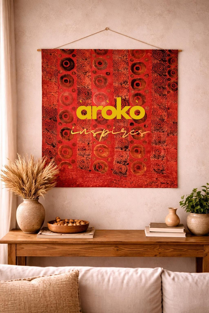 Adire Linen Fabric for Sewing – 5 Yard African Batik Textile for Sewing & Quilting