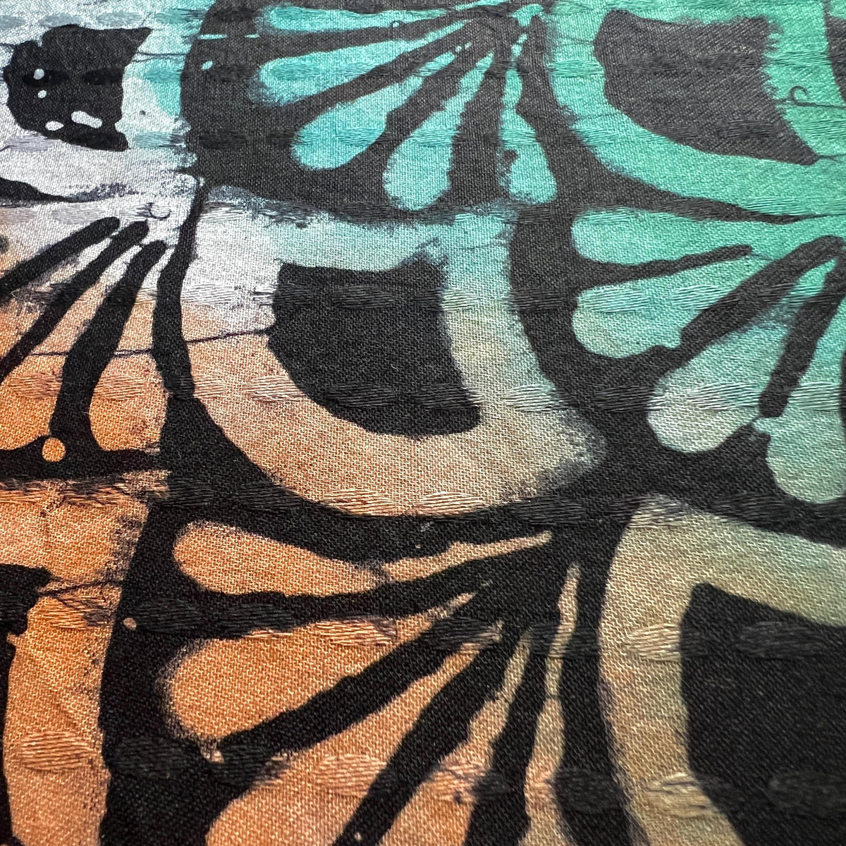 Batik Adire Guinea Brocade 5 Yards – African Fabric for Sewing & Fashion