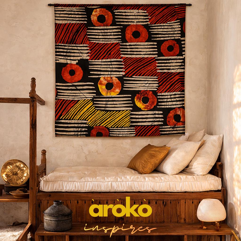 Hand Dyed African Silk Batik Fabric for Modern Quilting 5 yard