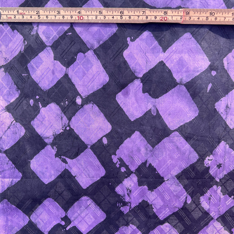 Handmade African Cotton Fabric 5 Yards – Batik Adire - Bazin Riche - Guinea Brocade