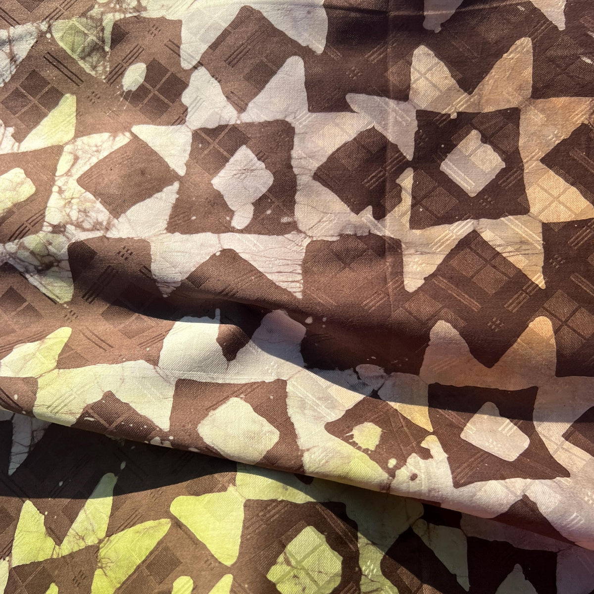 African Cotton Fabric 5 Yards – Batik Adire & Bazin Riche