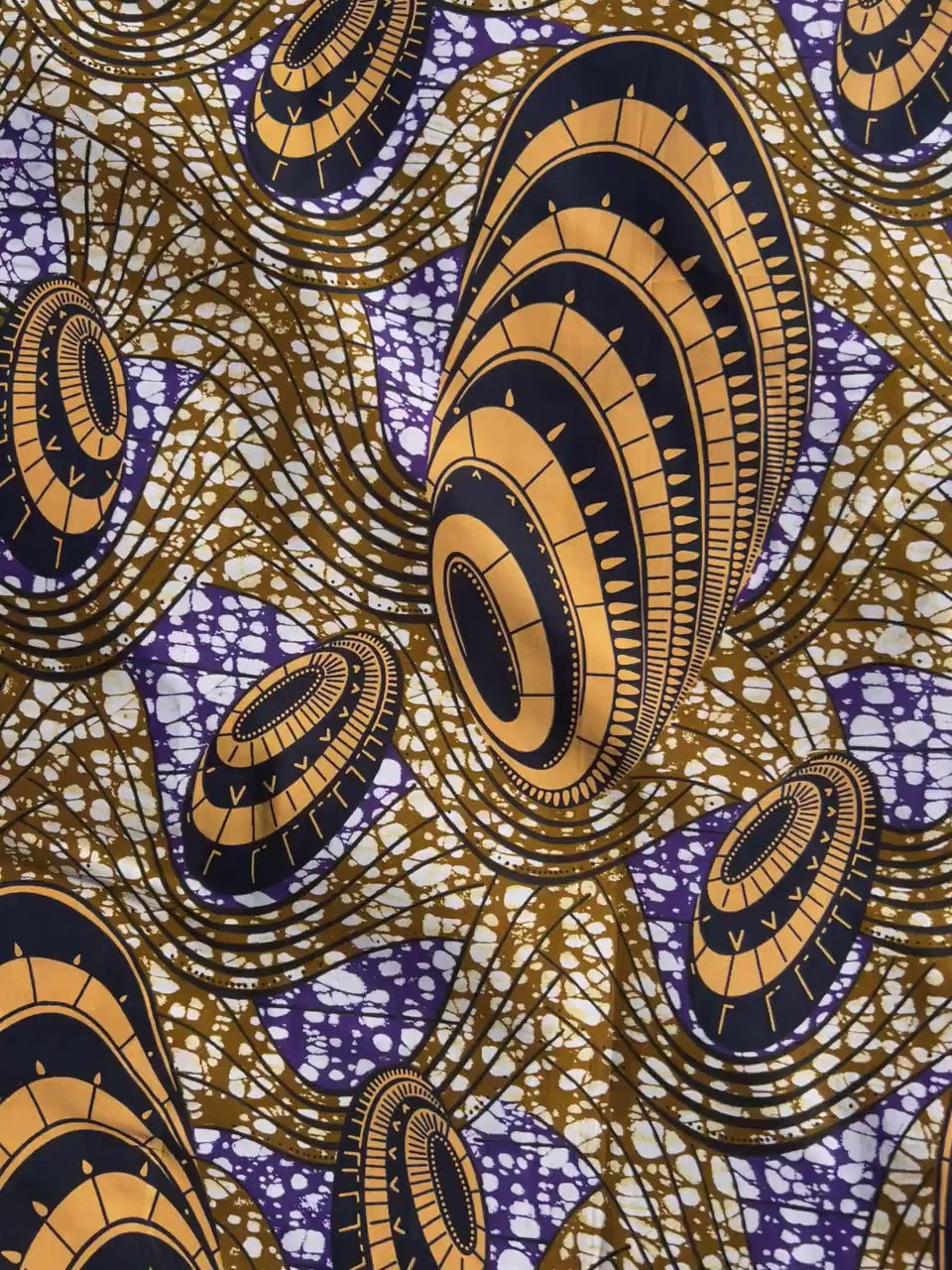 Authentic Ankara Cotton African Wax Print Fabric – By the Yard, Quilting, Fashion, Decor, 6 Yards