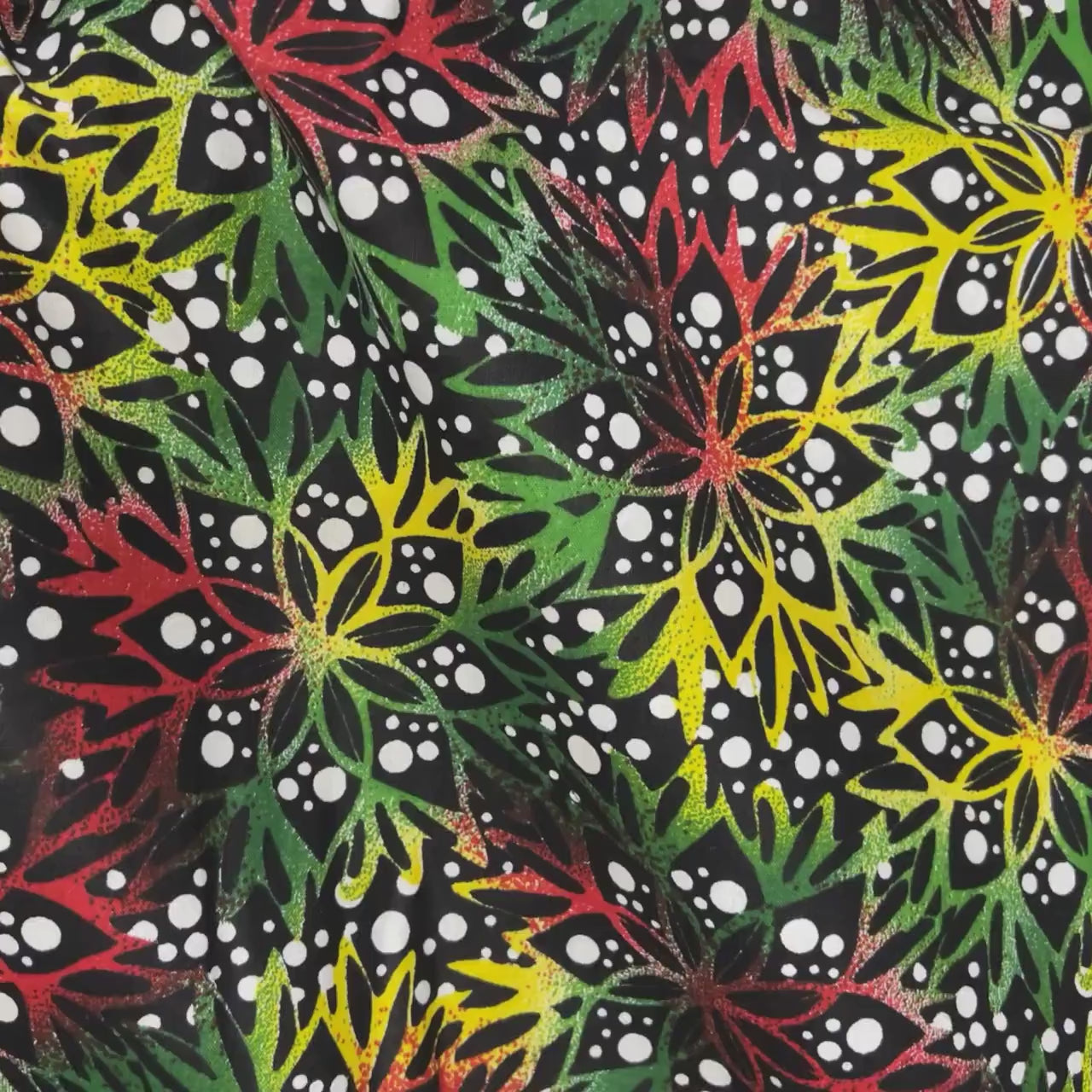 Ankara Cotton Fabric – African Wax Print Quilting & DIY Fashion USA, 6 yards